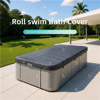 Bơi Spa Cover cuộn lên